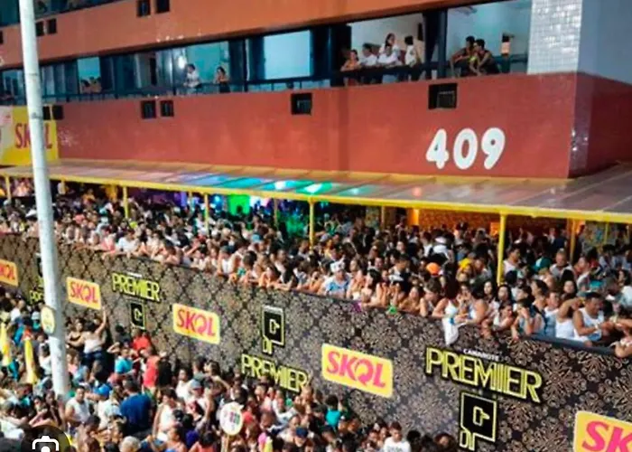 Belissimo Flat Direto Na Praia Da Barra - Flat Beira Mar No Circuito Do Carnaval