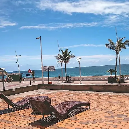 Belissimo Flat Direto Na Praia Da Barra - Flat Beira Mar No Circuito Do Carnaval Salvador Exterior photo